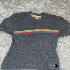 Aviator nation size S striped shirt